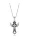 Jools Herren Kreuz aus Silber mit Kette
