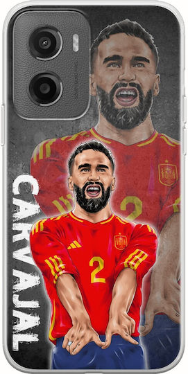 Euro 2024 Dani Carvajal Motorola Moto G05 Flexible Tpu Διάφανη Σιλικόνη
