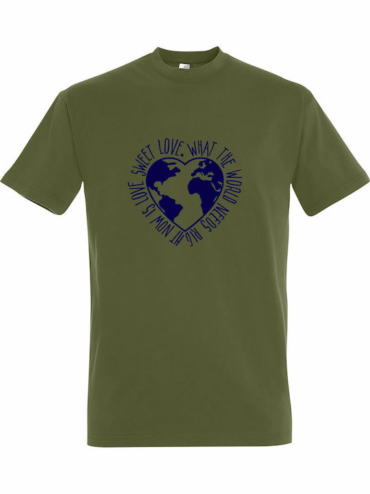 T-shirt Унисекс What World Needs Right Now Is L...
