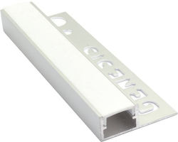 Profil für Aluminium Fliesen Akriano Beleuchtungsband Led Genesis Tld108.81 Höhe 10mm Breite 17mm Länge Stange 2.8m 81 Matt Silber Profil für Aluminium Fliesen Akriano Beleuchtungsband Led Genesis Tld108.81 Höhe 10mm Breite 17mm Länge Stange 2.8m 81 Matt Silber