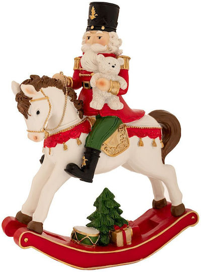 Iliadis Rocking Polyresin Soldier Horse 18x6.5x23.5cm