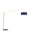 Nowodvorski Poise Stehleuchte H255xB230cm. mit Fassung für Lampe E27 Blau
