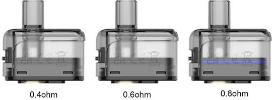 Innokin Coolfire P60 Ersatz-Pod in Transparent Farbe 4ml mit Widerstand 0.4ohm 1Stück
