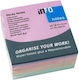 Blocnotes Biletele de memorie Culoare Full Face Multicolor 75x75mm 400 Foi de hârtie