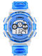 Amalfi Kids Digital Watch with Rubber/Plastic Strap Blue