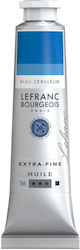 Lefranc & Bourgeois 40ml Artists Oil 027 Series 6 Cerulean Blue