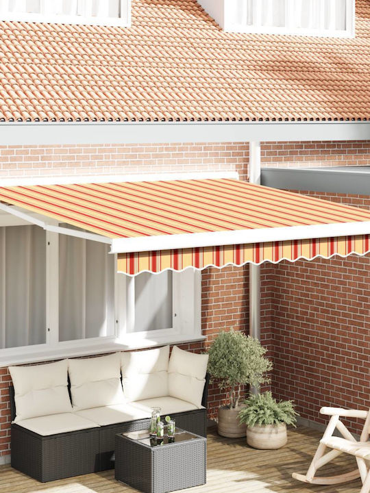 vidaXL Τέντα Βεράντας Κίτρινη 3x2.5m