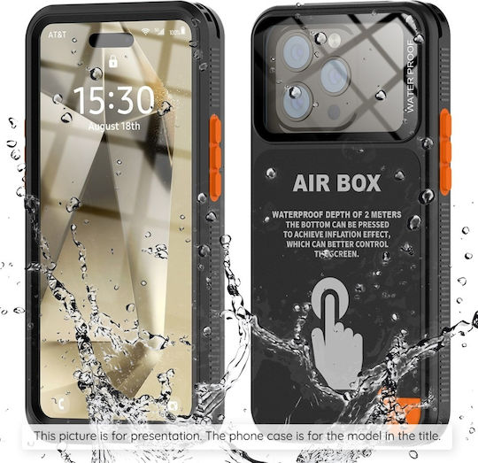 Shellbox Back Cover Rezistentă La Apă Negru (iPhone 12 Pro Max)