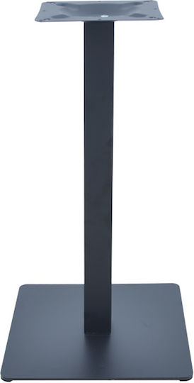 Pakketo Batan Metallische Tischbasis Schwarz 40x40x72cm