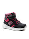 Παιδικά Sneakers High με Σκρατς Μαύρα