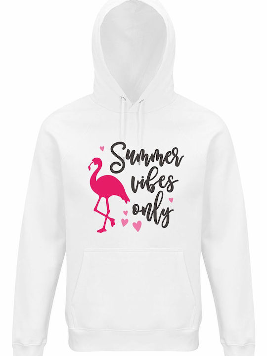 Παιδικό Φούτερ με Κουκούλα White Summer Vibes O...