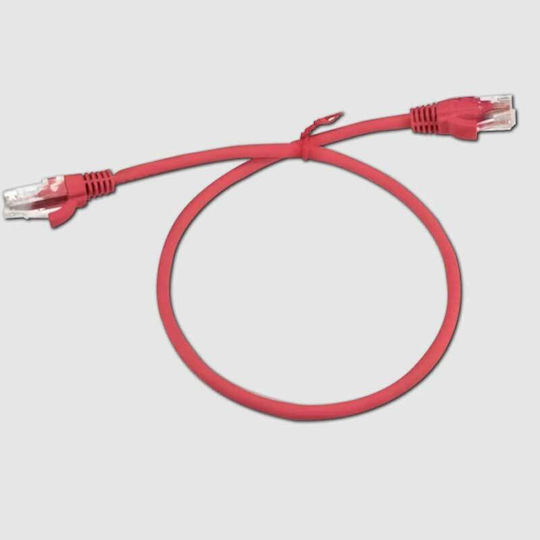U/UTP Cat.6e (Висока Скорост) Мрежов Кабел Ethernet 0.5м Жълт