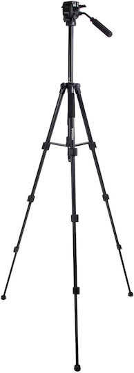 Patona Premium Tripod Gezi Dv Easy 140 Set Up To 165.5 Cm Length Including Ball Head Bag