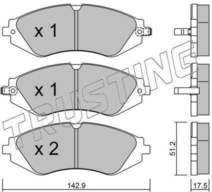 Brake Pads Front Chevrolet Lacetti Nubira Daewoo Lacetti Lanos L 3030-199