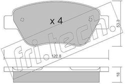 Brake Pads Front Fiat Doblo Idea Panda Lancia Musa With Cable 3301-10463 Brake Pads Front Fiat Doblo Idea Panda Lancia Musa With Cable 3301-10463