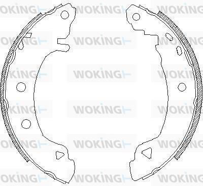Brake Shoe Set Alfa Romeo A145/6 1.4-1.6 T S 96- Bravo/a 1.6-1.8 9 Z418204-11249