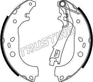 Brake Shoe Set Citroen Nemo Fiat Fiorino Qubo Peugeot Bipper Gf0161-11168