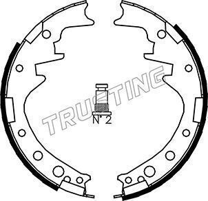 Brake Shoe Set Toyota Dyna Hiace Hilux Volkswagen Taro 115249-199
