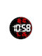 Wall Clock Digital Red