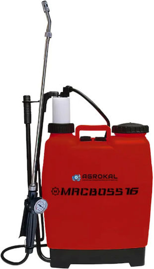 Agrokal Macboss Ψεκαστήρας Πλάτης με Χωρητικότητα 16lt