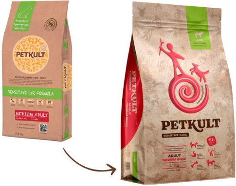 Petkult Sensitive L&r Adult Medium 12kg