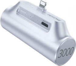 WK WP-07 Lightning Power Bank 3000mAh 10W Λευκό