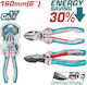 Total Angled Cutters Length 160mm 6pcs