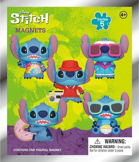 Disney Lilo & Stitch Stitch Series 5 3d Μαγνητάκι Τυχαίο Περιεχόμενο