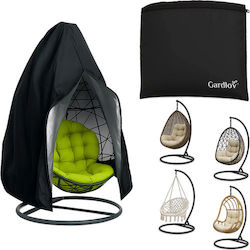 Gardlov Waterproof Protective Garden Swing Cover in Black Color