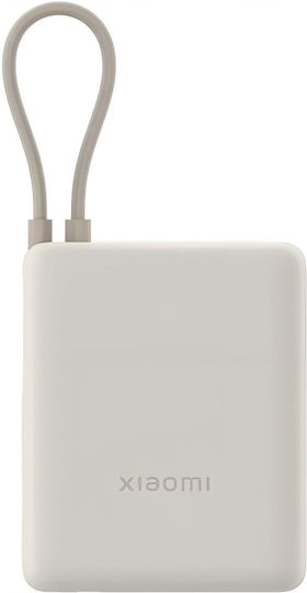 Xiaomi Power Bank 10000mAh 33W με Θύρα USB-A και Θύρα USB-C Μπεζ