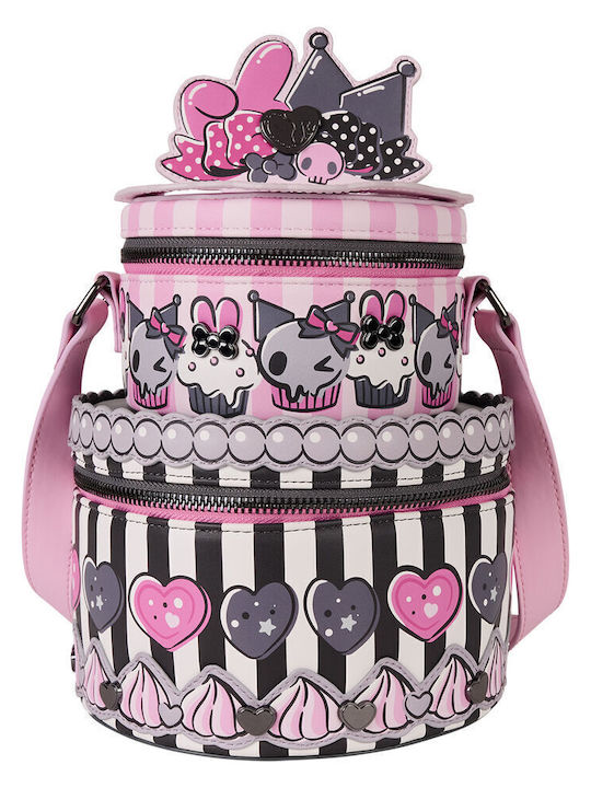 Loungefly Kids Bag Shoulder Bag Pink 17.78cmx13.46cmx19.05cmcm