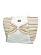 Makwedding Wicker Beige Beach Bag