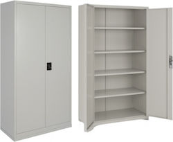Δίφυλλη Lite Series Μεταλλική Γαλβανιζέ 70x40x170εκ.