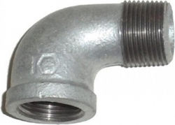 Atusa Pipe Elbow Fittings Male Female Galvanized 1/2"