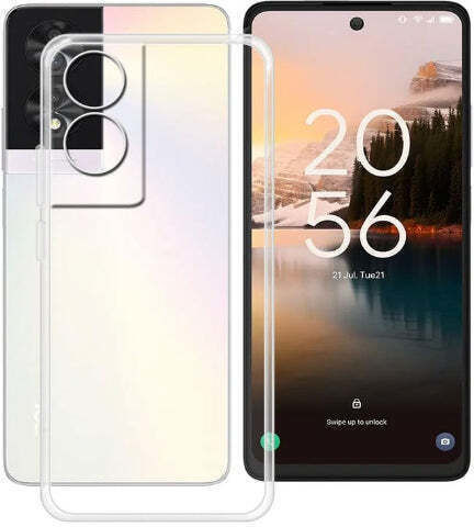 Задна корица Силикон Прозрачен (TCL 50 SE)