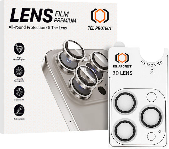 Tel Protect Camera Protection Tempered Glass Transparent for the Iphone 14 Pro, Iphone 14 Pro Max