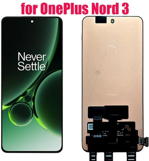 Screen OLED with Touch Mechanism for OnePlus Nord 3 CPH2493 (Black)