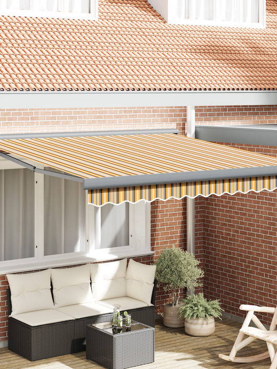 vidaXL Τέντα Βεράντας Κίτρινη 3x2.5m