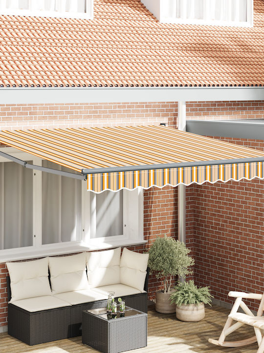 vidaXL Cort Terasă Multicolor x2.5m