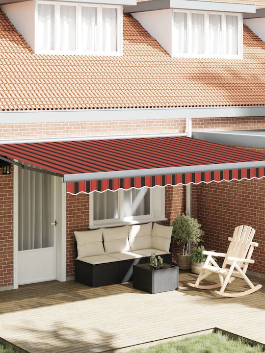 vidaXL Terrace Wall Tent Orange 4.5x3cm
