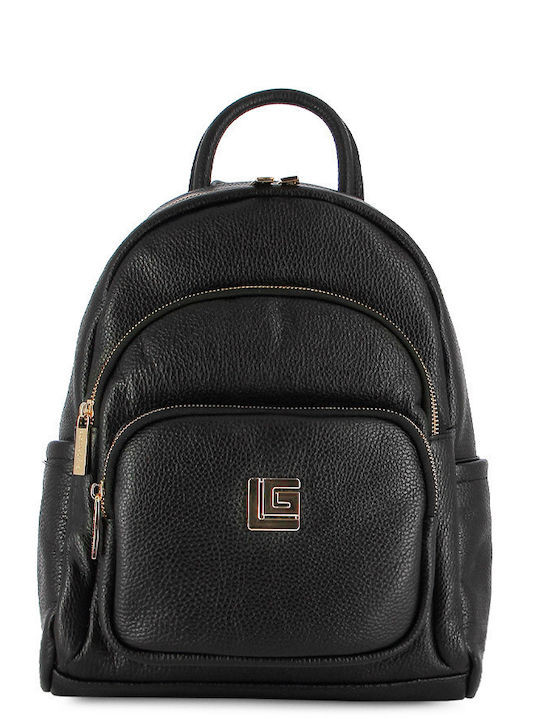 Guy Laroche Leather Women's Bag Backpack Black