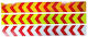Самозалепващ Отразител 2бр Reflective Sticker