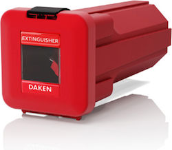 6kg Fire Extinguisher Box Horizontal Mounting 265mm X 280mm X 595mm Red Daken