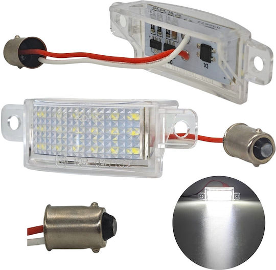 Volvo Licence Plate Lamps Led 2x350lm Set 2pcs
