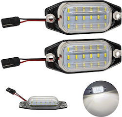Toyota Lexus Licence Plate Lamps Led 500lm 2pcs