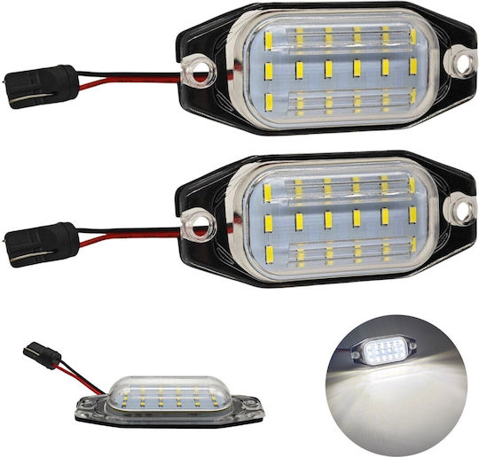 Toyota Lexus Licence Plate Lamps Led 500lm 2pcs