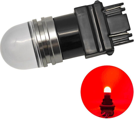 Bec P27/7w LED 3157 12V 900lm Canbus Roșu