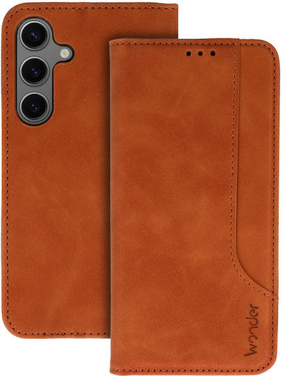 Wonder Back Cover Piele artificială / Silicon Maro (Redmi 9A / 9AT)