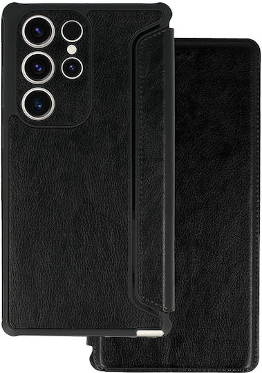 Razor Book Piele Negru (Redmi Note 13 Pro 4G / Poco M6 Pro 4G )