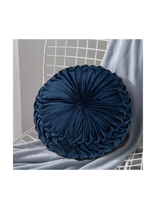 SpitiBazaar Perna De Canapea Din Catifea Albastră Închisă 32x32cm